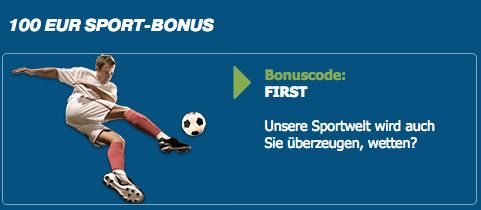 8€ Gratis Wette bei bet at home + bis zu 100€ Einzahlungsbonus für Neukunden