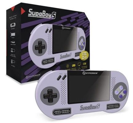 SupaBoy S   Portable SNES Handheld Konsole + 3 Spiele für 103,99€