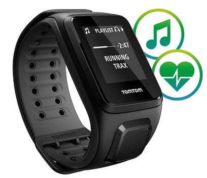 TomTom Runner 2 Cardio + Music GPS Sportuhr für 105,90€ (statt 139€)