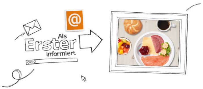 Für den Ikea Family Newsletter anmelden und Gutschein für gratis Frühstück erhalten