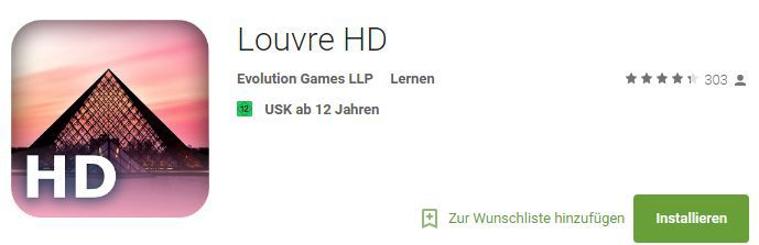 Louvre HD (Android/iOS) kostenlos statt 1,99€