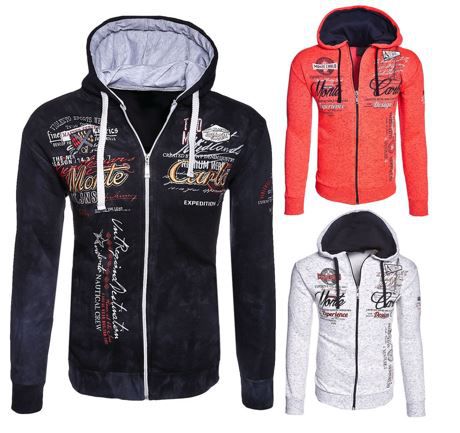 MT Styles   Herren Zipper Hoodies bis 4XL für je 19,90€