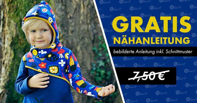 Nähanleitung und Schnittmuster für Kinderpulli/Tunika gratis (statt 7,50€)