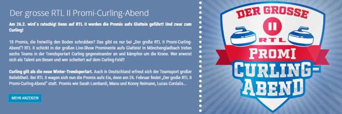 Freikarten für “Promi Curling” am 26. Februar in Mönchengladbach