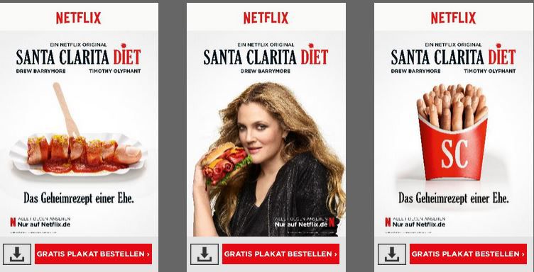 Gratis Serien Plakat: Santa Clarita Diet 