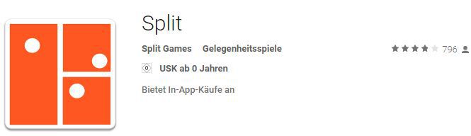 Split (Android) gratis   nur für kurze Zeit