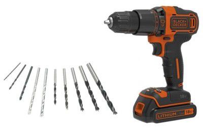 Black & Decker BDGHD18KA   Akku Schlagbohrschrauber Koffer für 72,21€ (statt 84€)