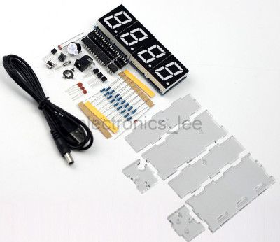 DIY LED Uhr   digitale Uhr im Bausatz ab 6,75€