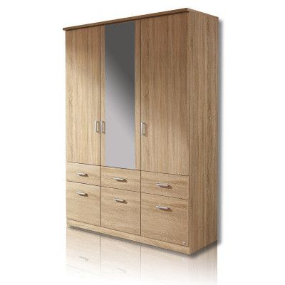 Roller Drehtürenschrank Bremen   Sonoma Eiche Nachbildung mit 136 cm Breite für 169,99€ (statt 285€)