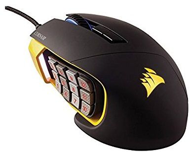 Corsair Scimitar RGB   Gaming Maus mit 12.000 dpi für 68,87€ (statt 82€)