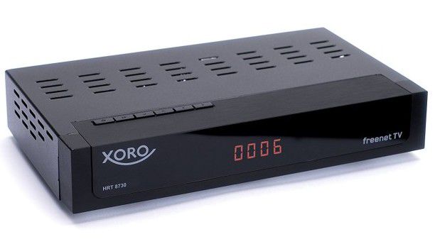 Xoro HRT 8730   Receiver mit DVB T2 HD für 44€ (statt 59€)