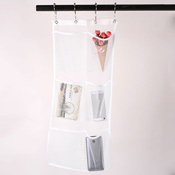 Vorhang mit 6 Taschen für Bad, Küche oder Kleiderschrank für 2,27€