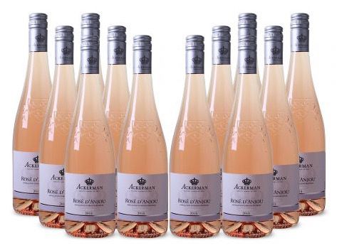 12 Flaschen Rosé d’Anjou AOP–Ackerman für 38,99€