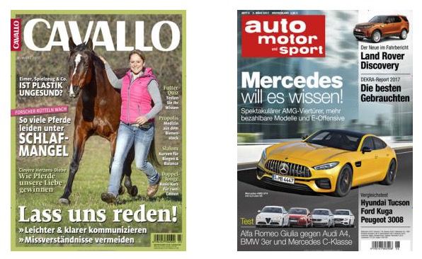 Große Zeitschriften Abo Frühlingskampagne – Jahresabos ab 5€   TIPP!