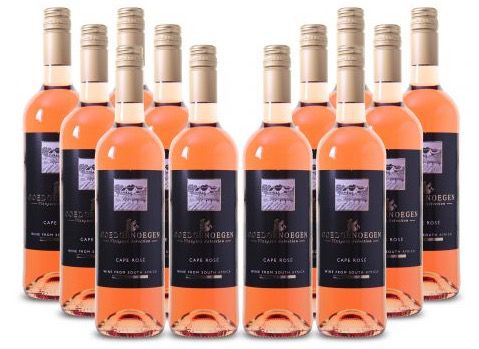 12 Flaschen Goedgenoegen Pinotage Rosé Wein aus Südafrika für 37,99€ (statt 58€)