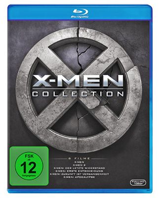 X Men Collection Blu ray Boxset (Teil 1 bis 6) für 22€ (statt 30€)