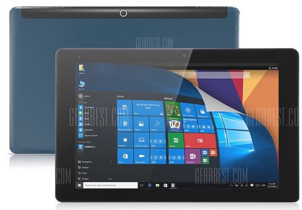 Cube iWork 10   10 Zoll Full HD Tablet mit 64GB + Win 10 für 132,35€