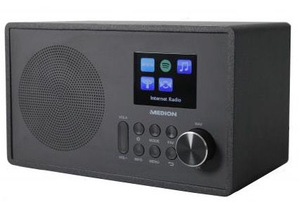 Medion MD87528 WLAN Internet Radio mit Spotify Funktion für 72€ (statt 104€)