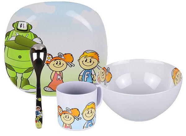 WMF Willy Mia Fred   4 teiliges Kinder Ess Set für 15,24€ (statt 25€)