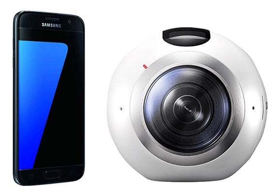 Samsung Galaxy S7 + Samsung Gear 360 für 449€ (statt 565€)   mit S7 Edge für 549€ (statt 644€)