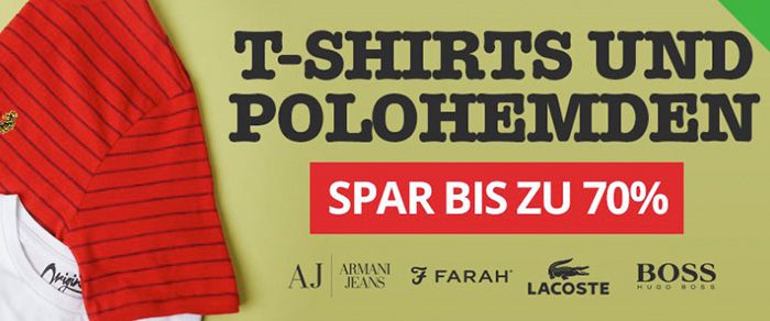 T Shirts und Polohemden Sale bei MandmDirect   z.B. Lacoste L1212 Polo für 68,95€ (statt 80€)