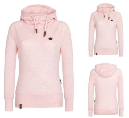 Naketano Mandy IX Damen Hoodie in Rosa für 30,89€ (statt 42€)