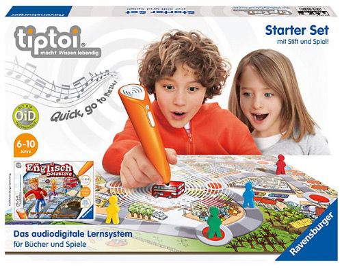 tiptoi Starter Set Die Englisch Detektive mit Stift und Spiel für 28,44€ (statt 38€)