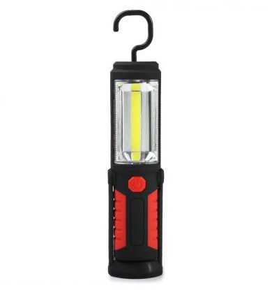 COB LED Arbeitslampe mit verbautem Akku für 8,21€