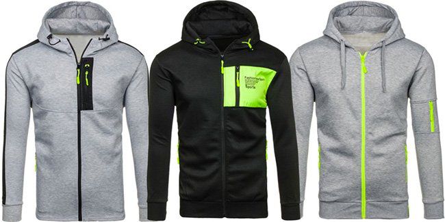 BOLF 1A1 Herren Sweatjacken für je 15,95€