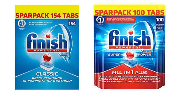 Günstige Spülmaschinentabs bei Amazon   z.B. Finish Classic Sparpack für 11,99€ (statt 15,49€)