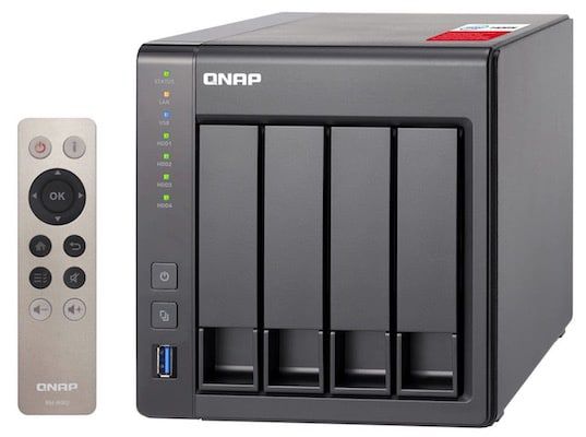 QNAP TS 451A+ 2G NAS System mit Fernbedienung für 359€ (statt 446€)