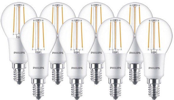 8er Pack Philips LED Lampe Classic E14 für 13,90€ (statt 32€)