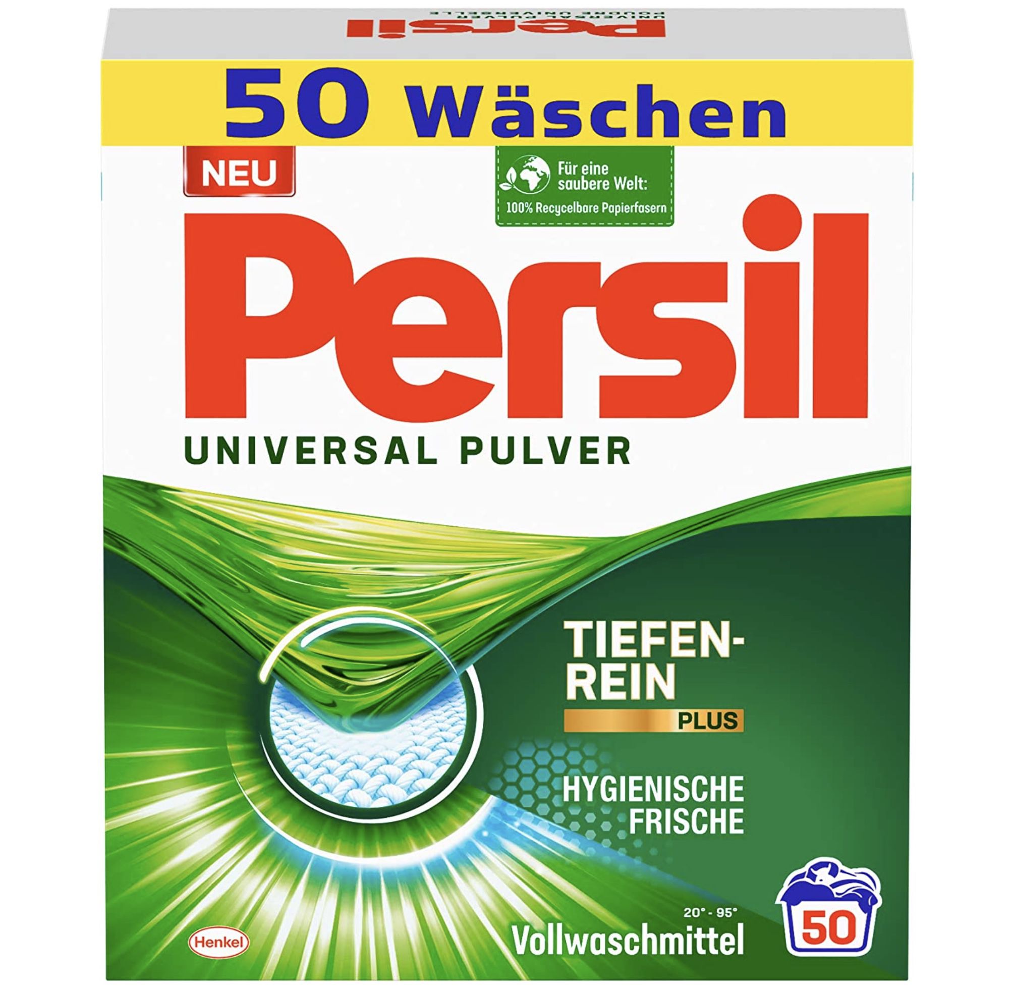 Persil Universal Pulver (50 Waschladungen) ab 6,64€ (statt 13€)