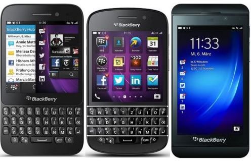 Blackberry Q5/ Q10/ Z10   OS Smartphone als B Ware für je 29,99€