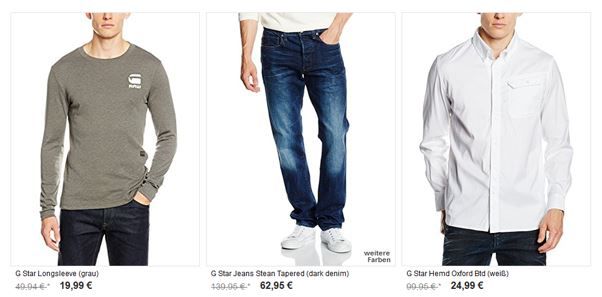 BuyVip mit bis 60% auf G Star Damen und Herren Fashion   günstige Shirts, Jeans, Jacken & Co.