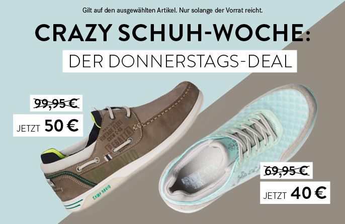 Camp David Bootsschuhe für Damen und Herren ab 44,95€ (statt 99€)