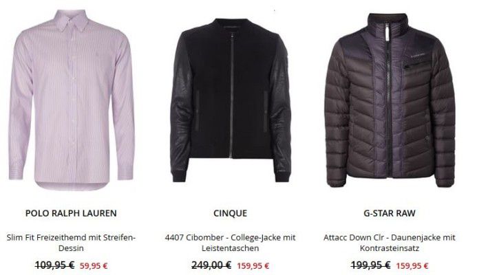 Peek & Cloppenburg* Frühjahrs Sale mit bis zu 81% Rabatt + VSK frei + 10% Gutschein