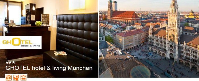 Animod Hotelgutschein: 2 Personen 2 Nächte GHotel München für nur 129,98€
