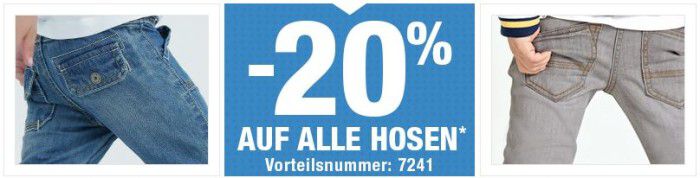 Vertbaudet mit 20% Rabatt auf alle Hosen für Damen und Kinder   bis Mitternacht!