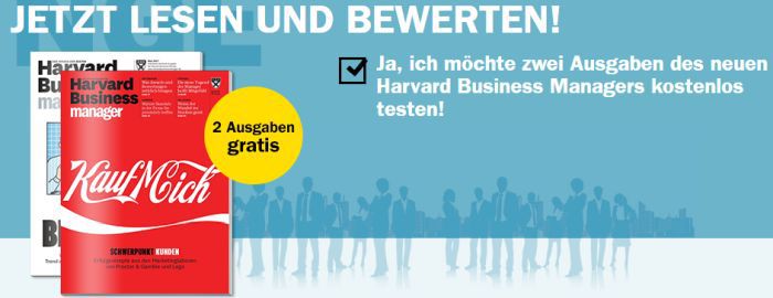 2 Ausgaben Harvard Business Manager gratis – endet automatisch