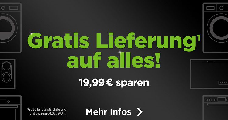 Gratis Standardlieferung bei ao.de + 20€ Newslettergutschein (ab 399€)   z.B. Bauknecht KGLF 18 A3+ WS Kühl Gefrierkombination für 379€ (statt 425€)