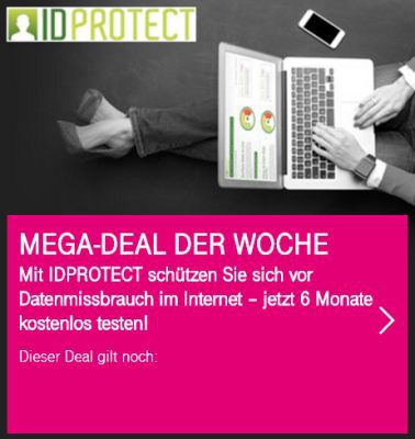 Nur für Telekom Kunden: 6 Monate ID Protect kostenlos statt 23,70€