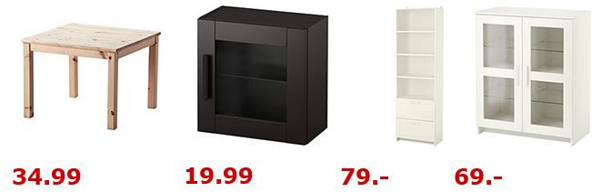 IKEA: midsäsong Schlussverkauf   günstige Kleinmöbel und Zubehör bis Mitternacht