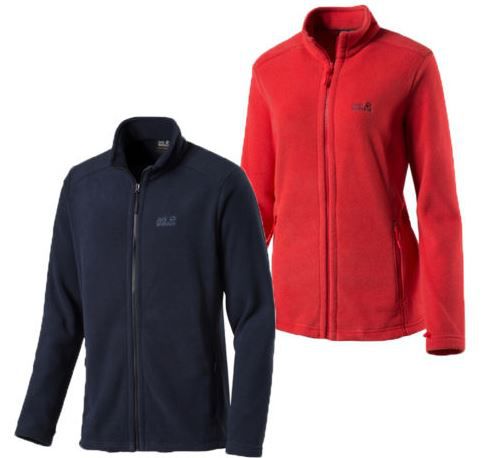 Jack Wolfskin Damen und Herren Fleecejacken Midnight Moon und Moonrise für 39,99€