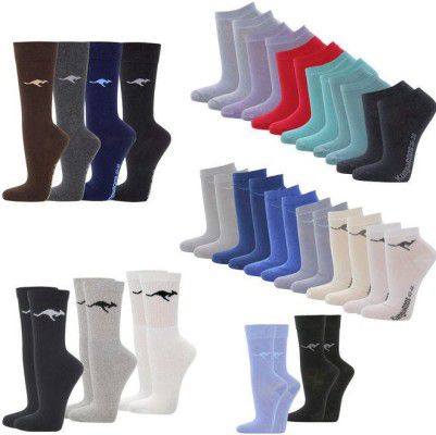 KangaROOS   12 Paar Damen u. Herren Sport & Sneakersocken für 9,99€