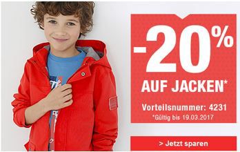 vertbaudet Jacken Sale mit 20% Rabatt auch im Sale