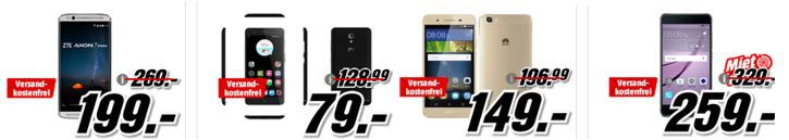 KNALLER! Media Markt Ausverkauf! Günstige Phones (S7 nur 379€) + gratis Powerbank 5000 mAh