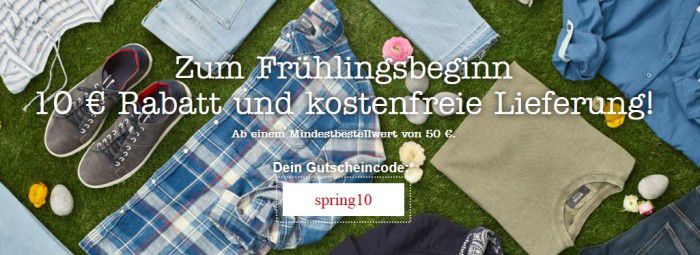 Mustang Online Shop: 10€ Rabatt ab 50€ Einkauf + VSK frei