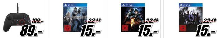 SONY PlayStation 4 Slim 500GB + NBA 2K17 + WWE 2K17 für 269€   im Media Markt Dienstag Sale