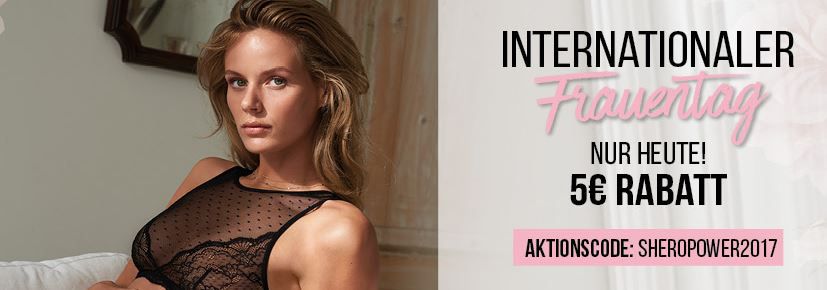 Hunkemöller mit 5€ extra Rabatt ab 30€    nur bis Mitternacht!